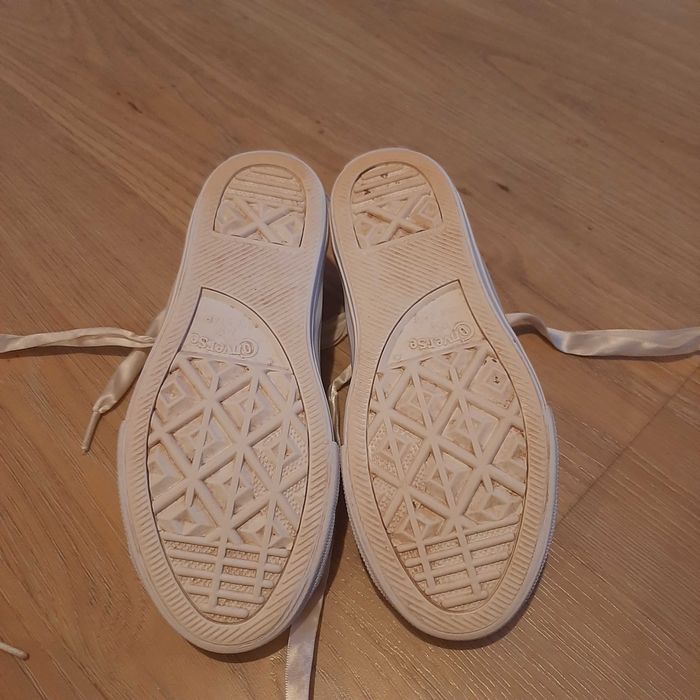 Tenis All Star Dourada com Glitter T.31.5