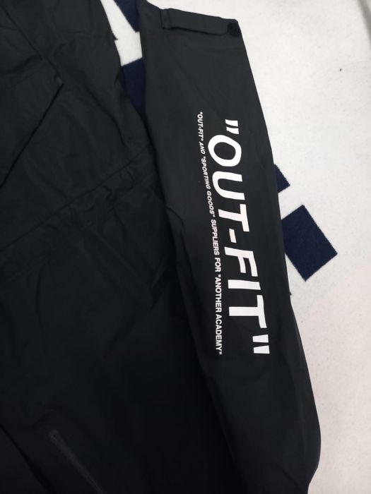 NikeLab x OFF-WHITE Mercurial NRG X  колаба Jacket Куртка Плащ