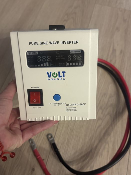 VOLT Polska sinusPRO-800E – przetwornica / UPS z czystym sinusem 800VA