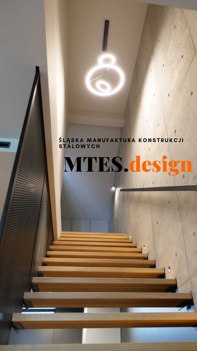 Balustrada wewnętrzna stalowa na wymiar | Nowoczesna | Śląsk
