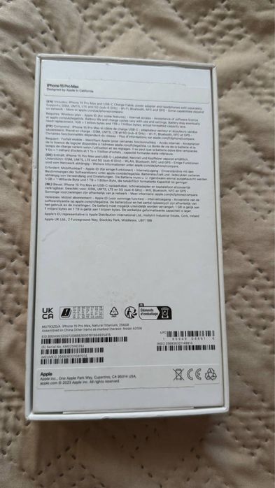 IPhone 15 Pro max 256 Titanium neverlock Apple