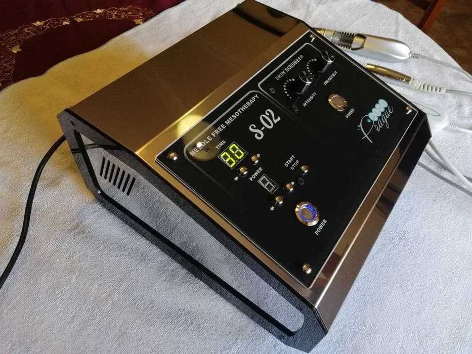 Аппарат безыгольной мезотерапии  Alvi Prague + уз-скрабер S-02 новый