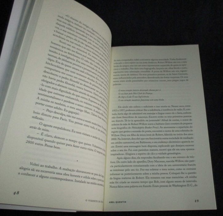 Livro O Vidente de Étampes Abel Quentin