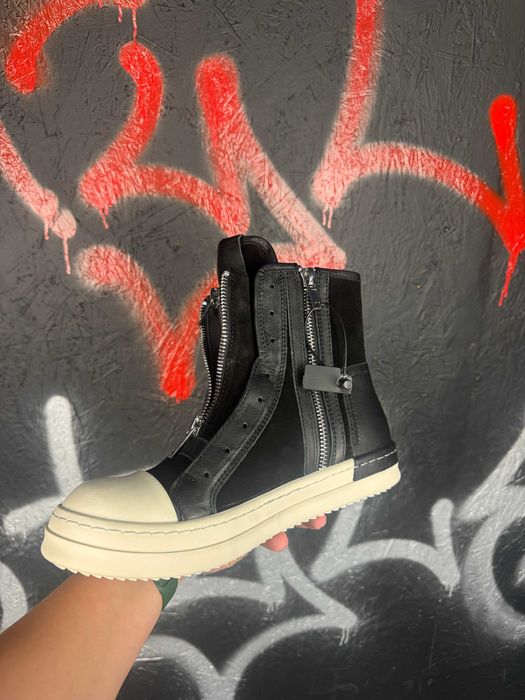 Кеды Cinzia Araia type rick owens цинзы opium double zip