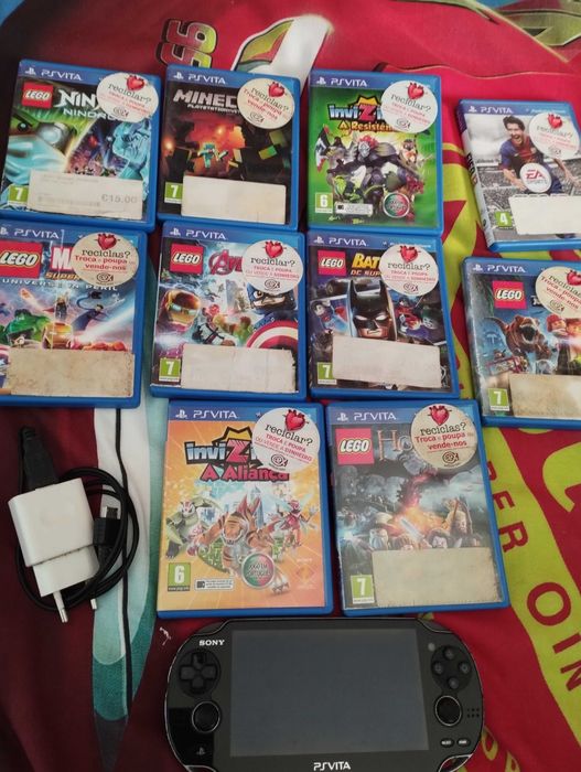 Consola PS Vita com 10 jogos