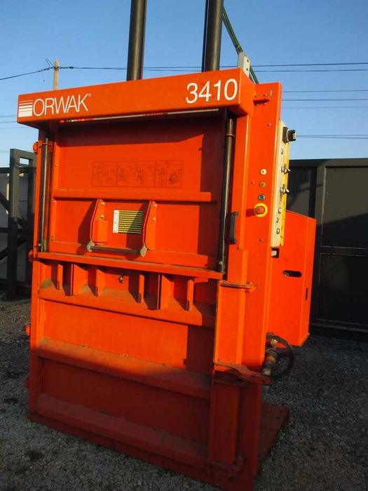 belownica prasa do makulatury foli Orwak 3410