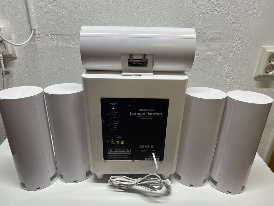 Zestaw głośników Harman/Kardon HKTS30WQ 5.1 + wzmacniacz Pioneer
