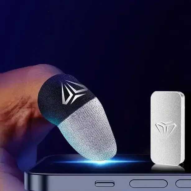 Игровые напальчники Diamond 2 пары (4 штуки) + металлический кейс