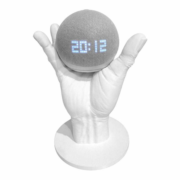 Suporte Alexa Echo Dot (5ª geração) – Base decorativa mão