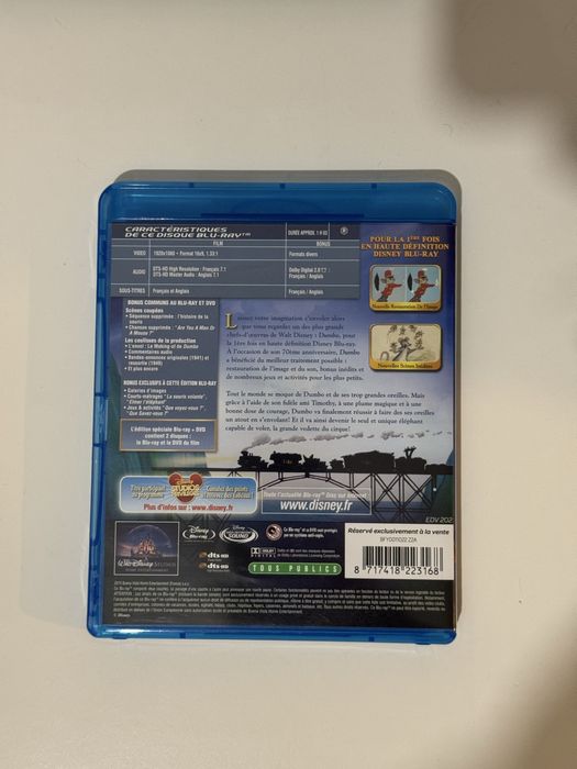 Dumbo Edição do 70º Aniversário em Bluray e DVD