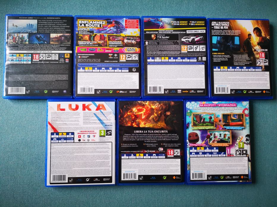 Gry na Playstation 4 PS4
