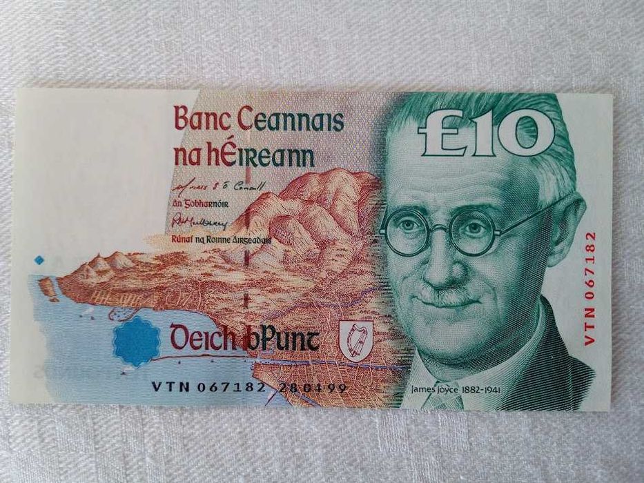 Nota de 10 libras - Irlanda (1999)