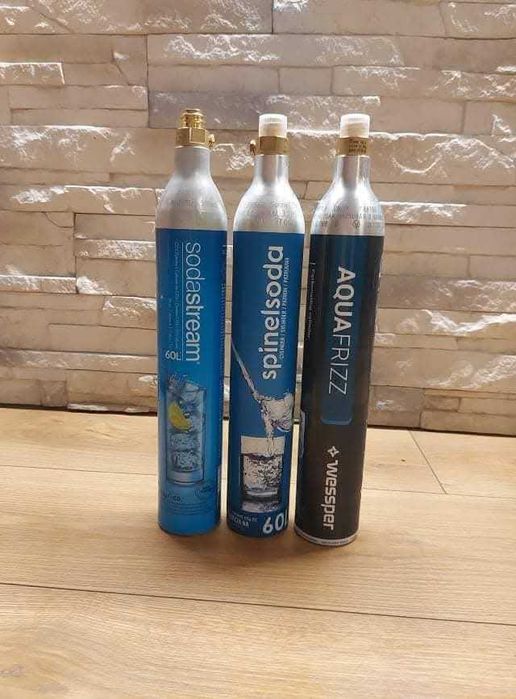 Napełnianie butli do saturatorów m.in. Sodastream, Brita, Dafi, Wesper