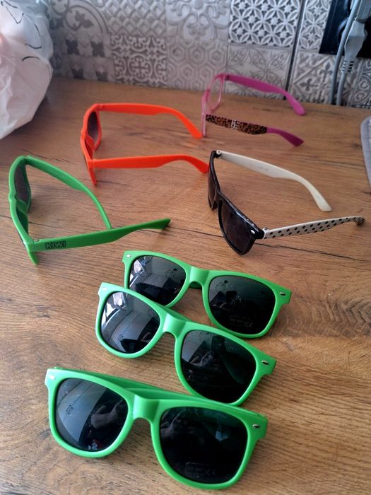 Okulary damskie zestaw 7szt