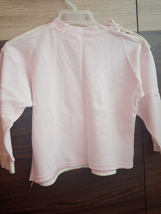 Bluzka koszulka dziewczęca z długim rękawem