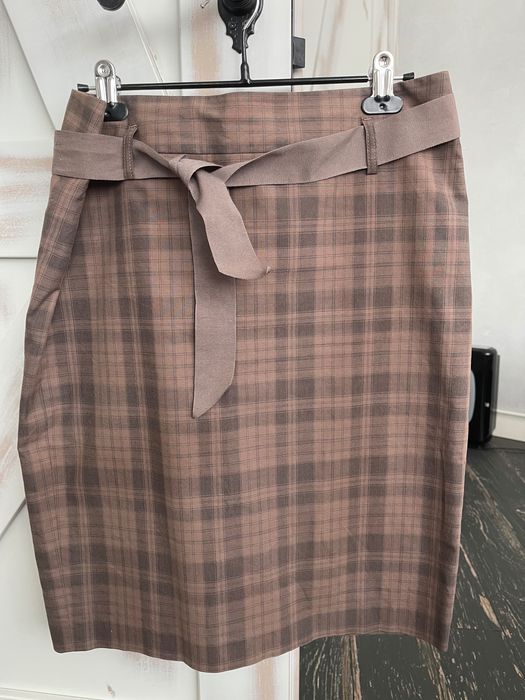 Юбка-карандаш Naf Naf фланель  р М