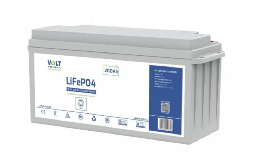 LiFePO4 Акумулятор Volt Polska 12,8V 200 Ah В НАЯВНОСТІ‼️Аккум для дбж