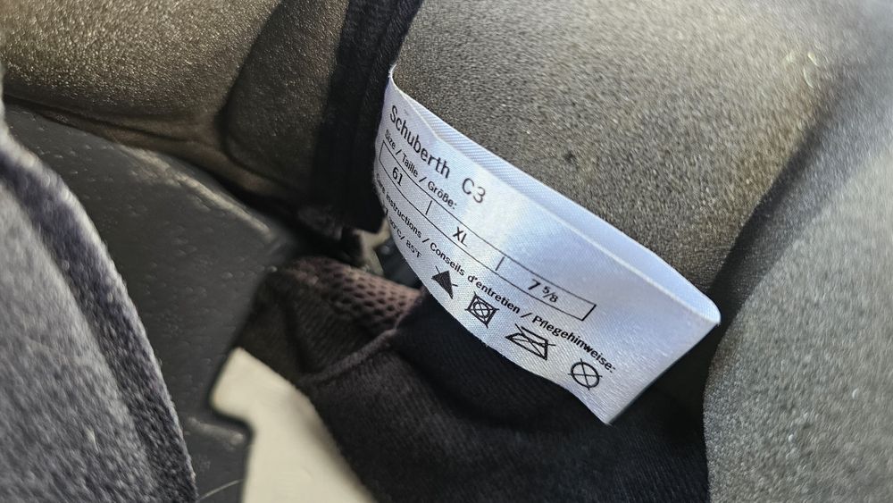 Capacete Schuberth C3 + Tamanho 61/XL + Intercomunicador