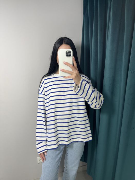 Лонгслів в смужку h&m