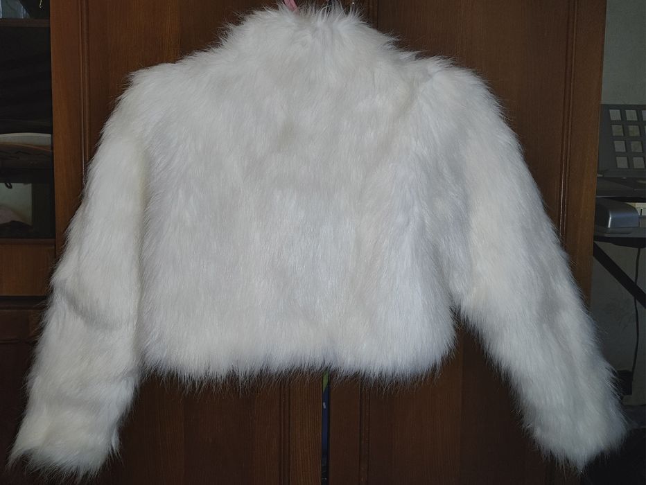 Шубка (накидка), біла (айворі)