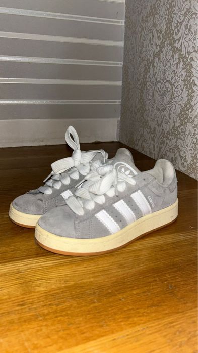 Кроссовки adidas campus, серого цвета, 36 размер, оригинал