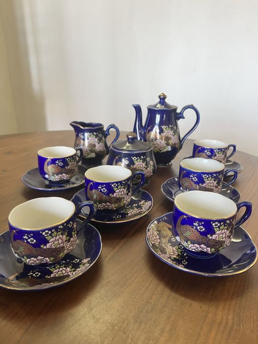 Serviço de café Japonês Satsuma