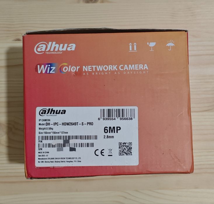 Dahua DH-IPC-HDW2649T-S-PRO 6Mpx kamera IP