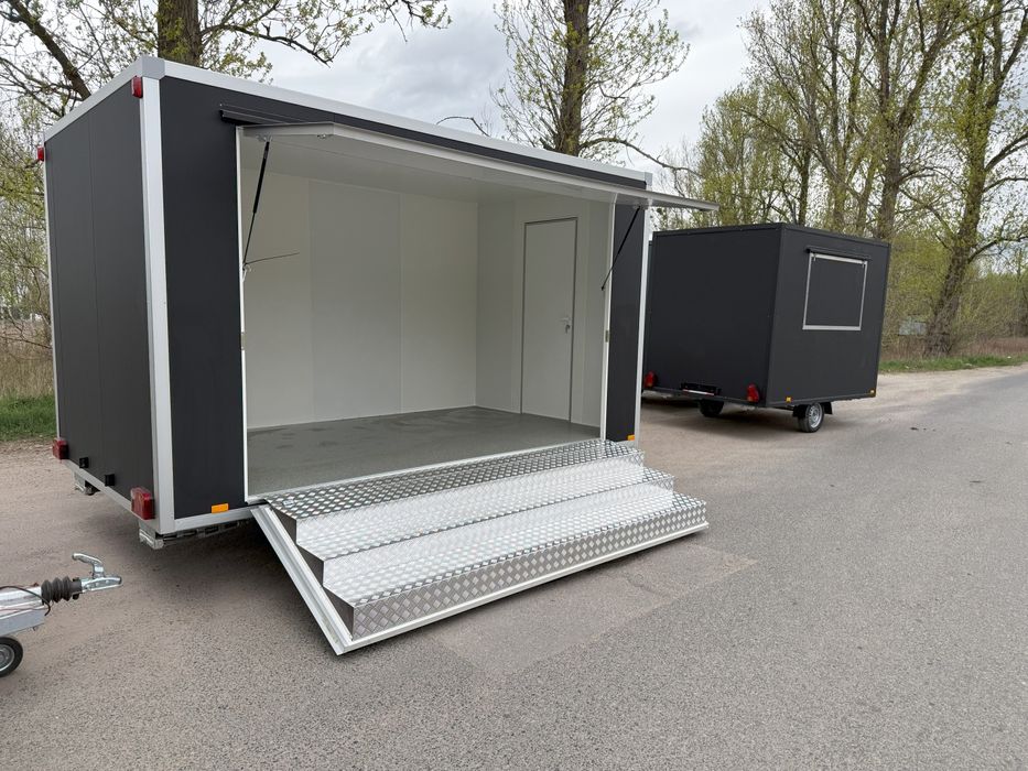 Przyczepa wystawowa ekspozycyjna Eventowa 4x2,3m DOSTĘPNA OD RĘKI HIT!