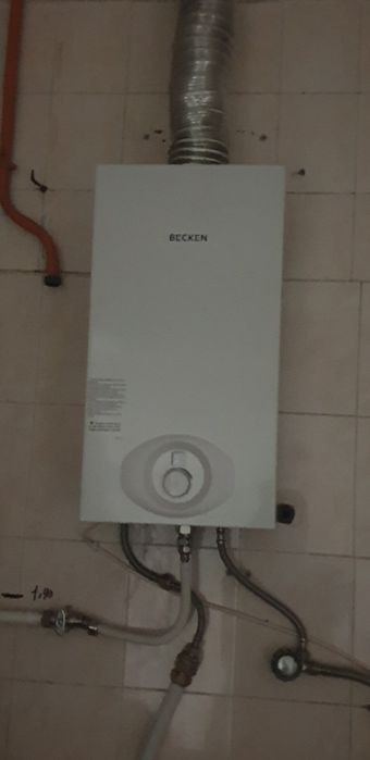 Esquintador de gás natural com ventilação.