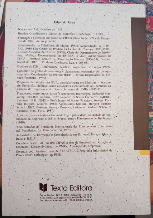 Planeamento Estratégico de Eduardo Cruz