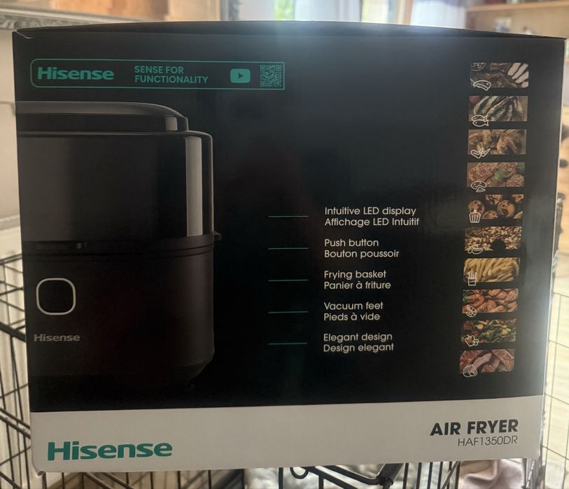 Air fryer Hisense nowy -okazja