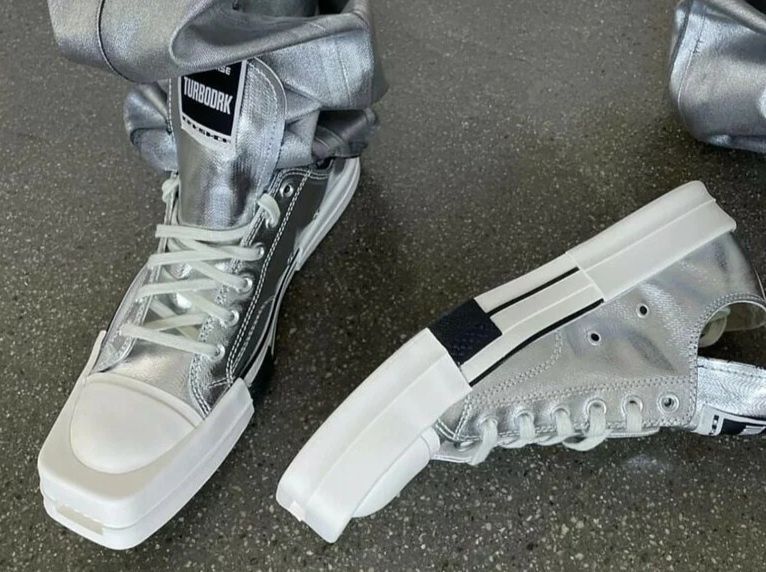 Buty Rick Owens Drkshdw x Converse TURBODRK Metallic r.45