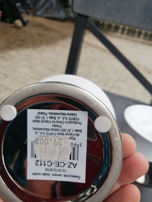 Świecznik ceramiczny