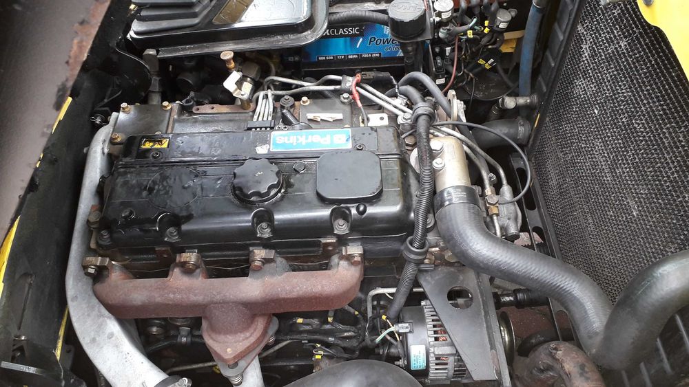 HYSTER H4.50XM silnik perkins diesel 4,5t pozycjoner wozek widlowy