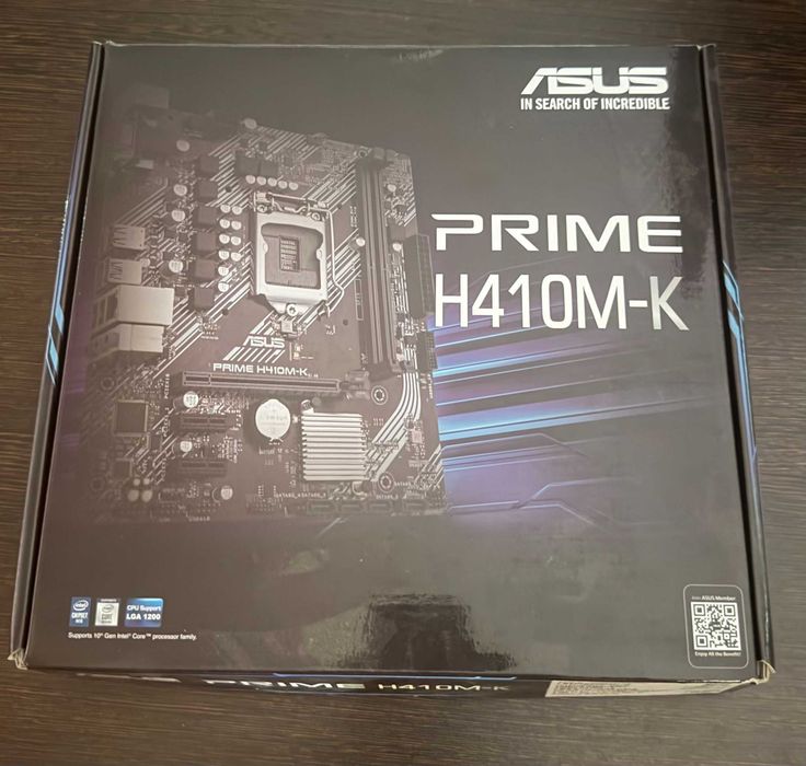 Intel i7-10700 + ASUS H410M-K + Cooler Intel