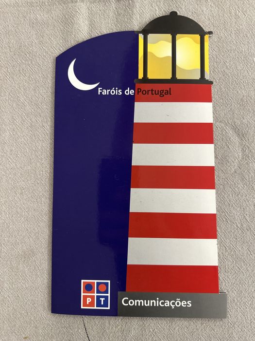 3 Cartões Telefónicos - Faróis de Portugal