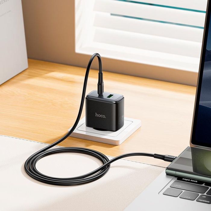 Зарядний пристрій 45W HOCO C158A PD з кабелем Type C