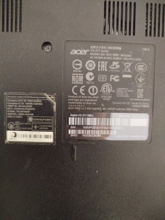 Ноутбук Acer Aspire V3-371