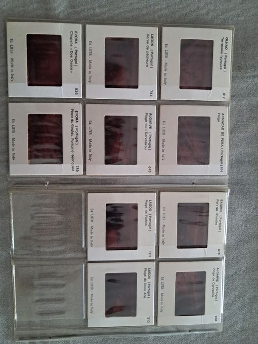Coleção 18 slides antigos