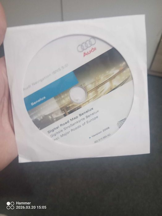 Nawigacja VW Touran z kodem +płyta z mapaą