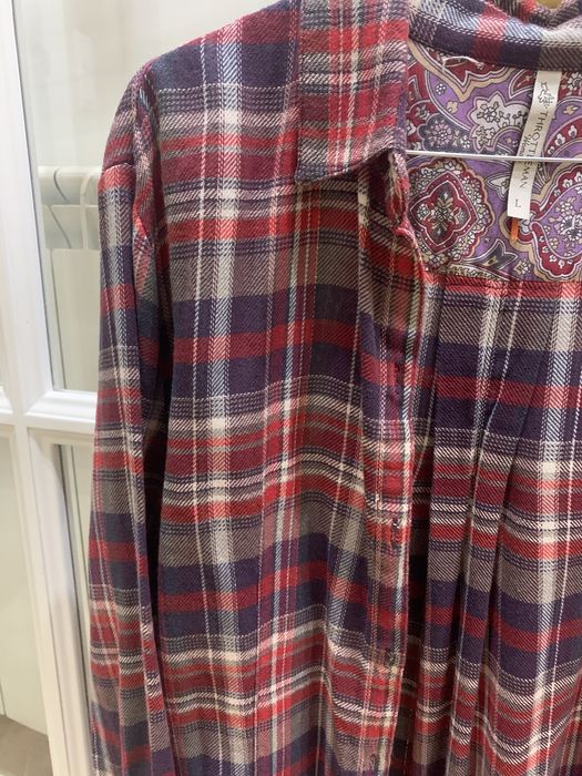 Camisa túnica Throttleman tamanho L bordeaux/vermelho