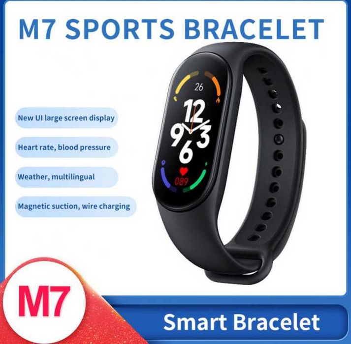 Smart Band М7 Фитнес Браслет MI 7 смарт часи