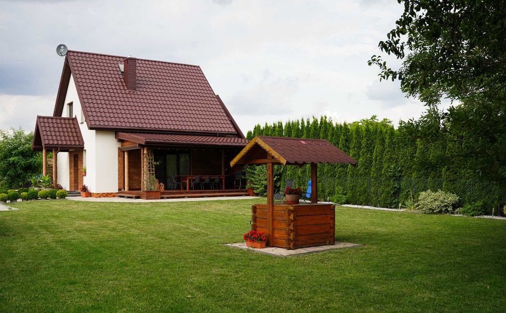 Domek do wynajęcia Nielisz CHATY U ŁAPY - Nawóz 39E, 12 osób max