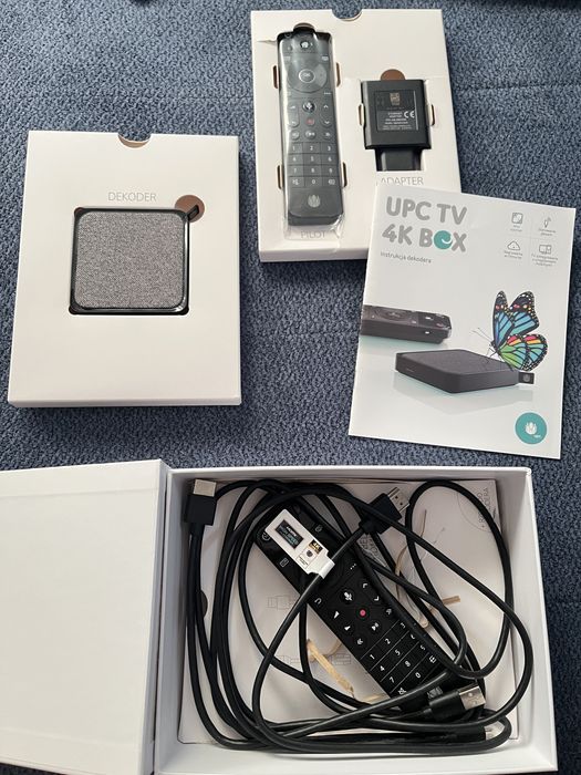 Dekoder UPC STP Apollo IP 4K – stan bardzo dobry + 2 piloty