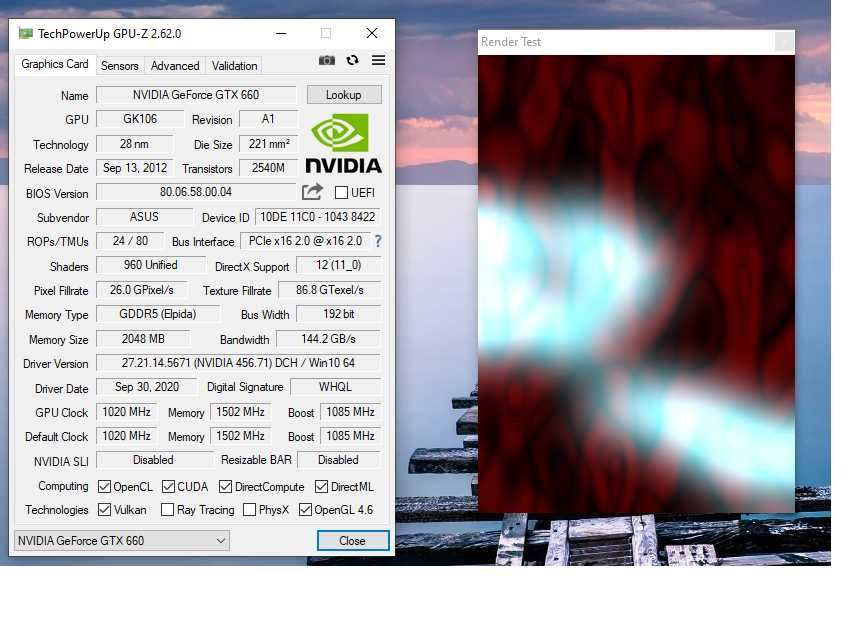 Відеокарта ASUS  gtx660 -DC20-2gd5