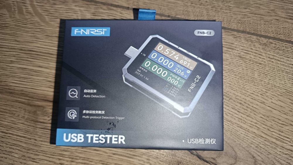 FNIRSI FNB-C2 USB tester. Перевірка кабелів з E-Marker