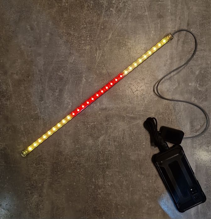 Listwa Led RGB 50 cm, Knight Rider, mulitkolor, wiele efektów