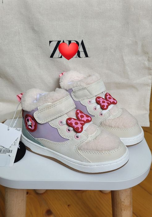 ZARA Нові черевики, хайтопи на дівчинку, р.26