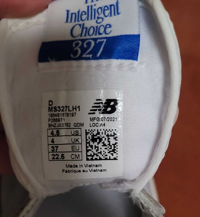 Кросівки new balance 327, оригінал,  35 розмір, 22.5см 1250