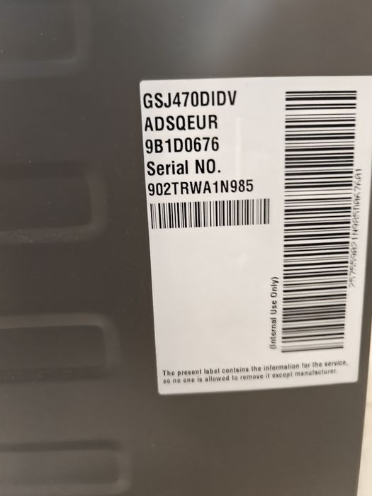 Lodówko-zamrażarka LG Side-by-Side Door-in-Door ThinQ 625L GSJ470DIDV